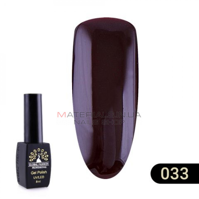 Гель лак BLACK ELITE 033, Global Fashion 8 мл