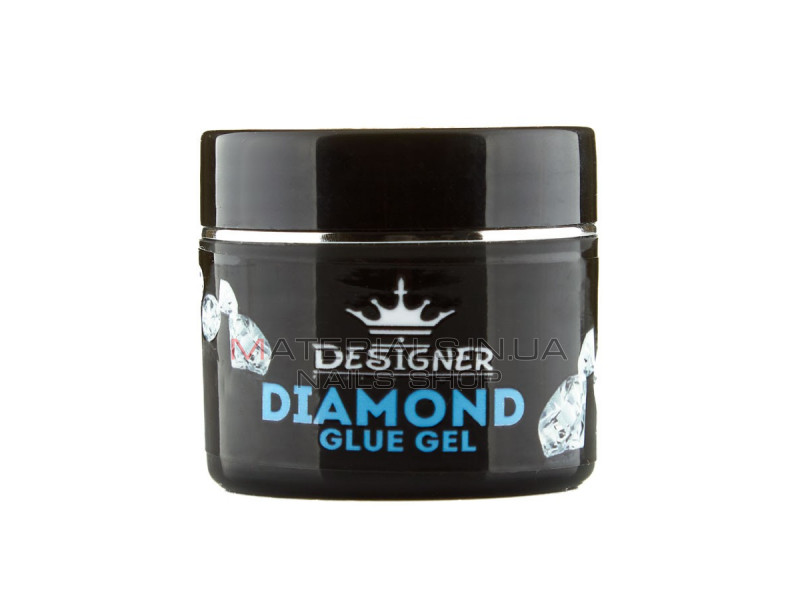 Густой клей гель Diamond Glue Gel, Designer для декора, гелевых типс и объемного дизайна, 10 мл.