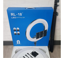 Кольцевая лампа RL-18, 45см (штатив, пульт, USB)