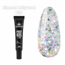 Полигель (15 мл) Дизайнер F59 Diamond Hollywood