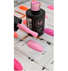 Гель-лак неоновый для ногтей Bee Nails neon gel polish, №15