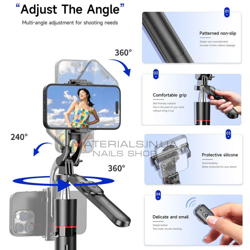 Monopod Tripod F16 | 2m Balanced and stable shooting multifunctional expansion of the metal tripod selfie stick Monopod Tripod F16 | 2m Balanced and stable shooting multifunctional expansion of the metal tripod selfie stick