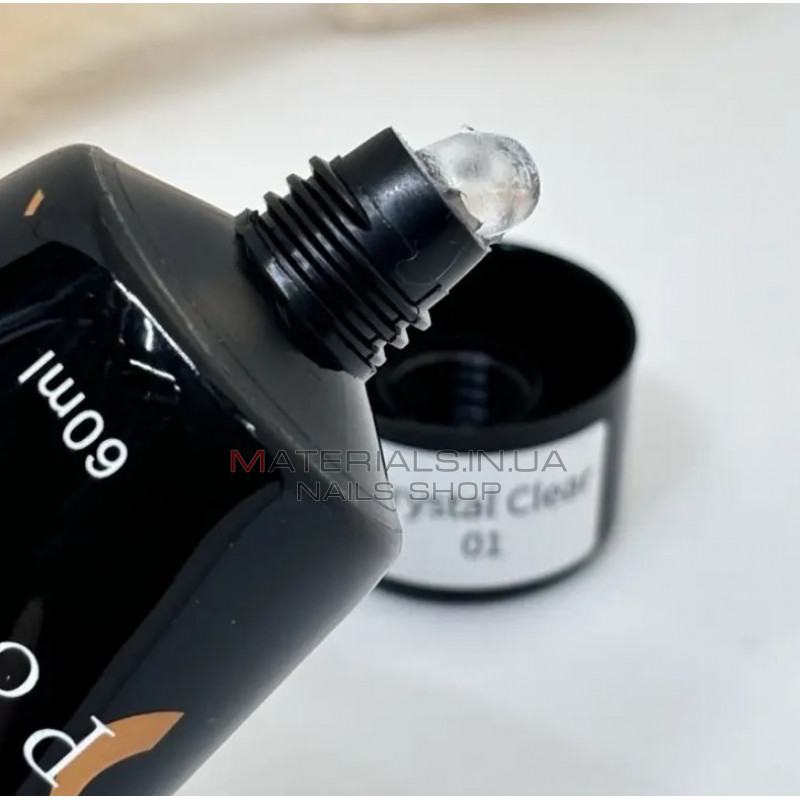 Полігель Bee Nails 60 мл, Crystal Clear, 01 Полігель Bee Nails 60 мл, Crystal Clear, 01