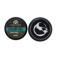 Гель фарба Global 5 ml чорний 1шт K14