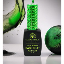 База для гель лака Global Fashion, Rubber Base Coat without Chemical 12 мл
