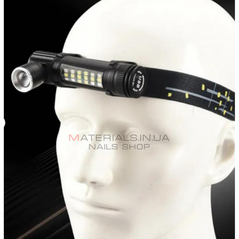 Фонарик аккумуляторный 2 в 1 ручной + налобный с USB — SY-2209 Фонарик аккумуляторный 2 в 1 ручной + налобный с USB — SY-2209