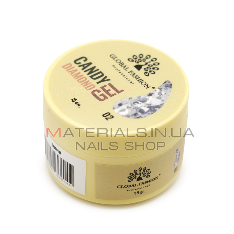 Гель для моделювання нігтів 15 г, Diamond Builder Gel 02