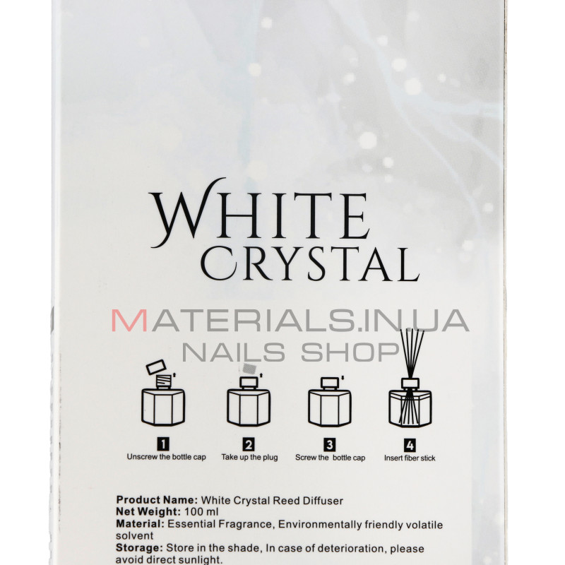 Ароматический диффузор Global Fashion, 100 ml, White crystal