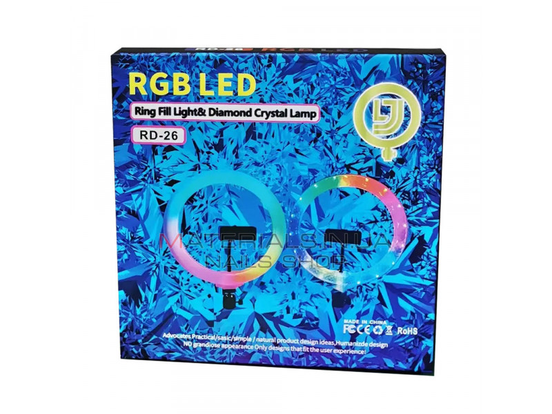 Лампа Кольцевая RGB LED (30 cm) RD-30