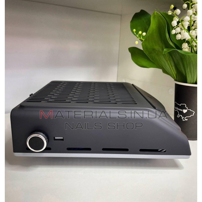 Витяжка для манікюру BQ 858-10 100W потужна професійна витяжка манікюрна, Чорна