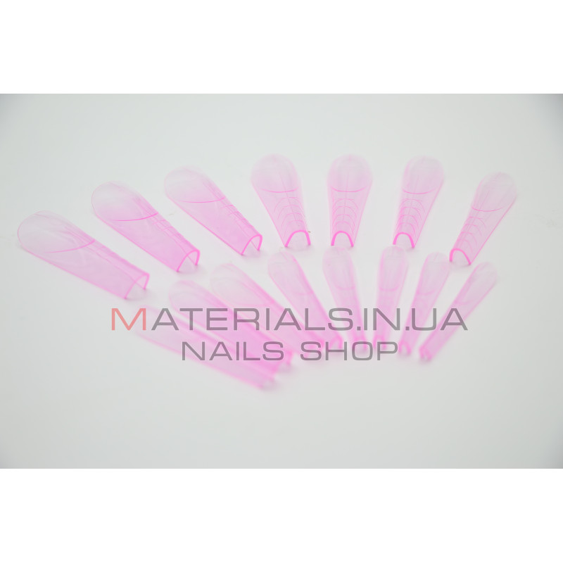 Верхні форми арочні для викладного френчу, Bee Nails, 150 шт