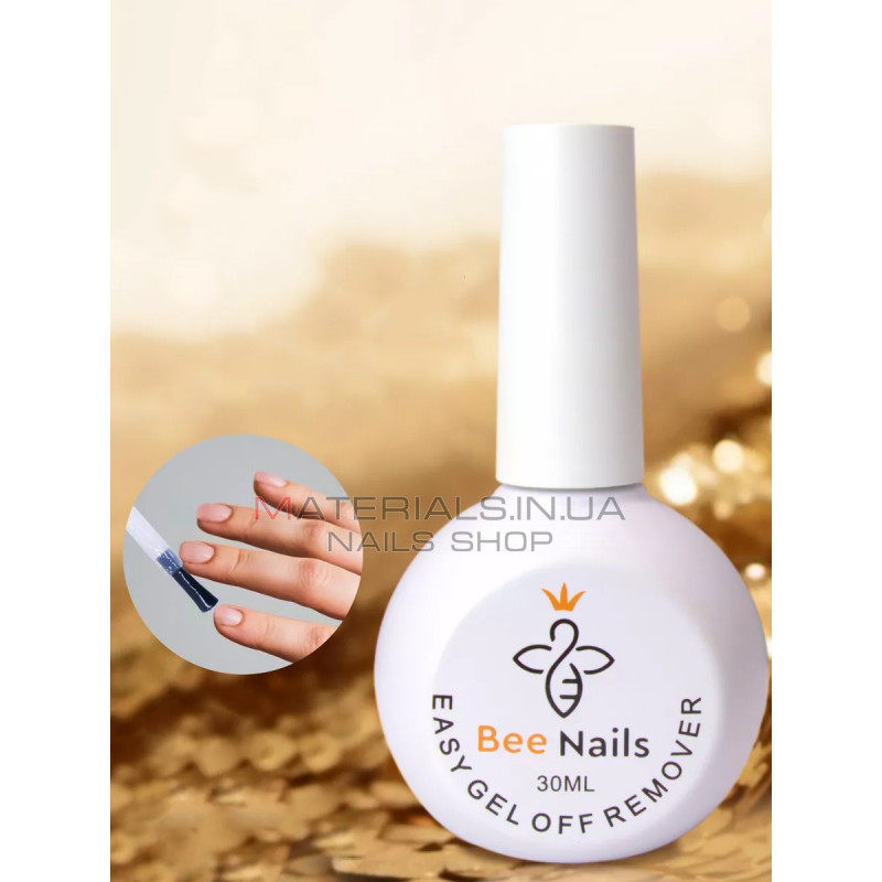 Средство для снятия гель-лака Bee Nails Easy Gel Off Remover, 30 ml Средство для снятия гель-лака Bee Nails Easy Gel Off Remover, 30 ml