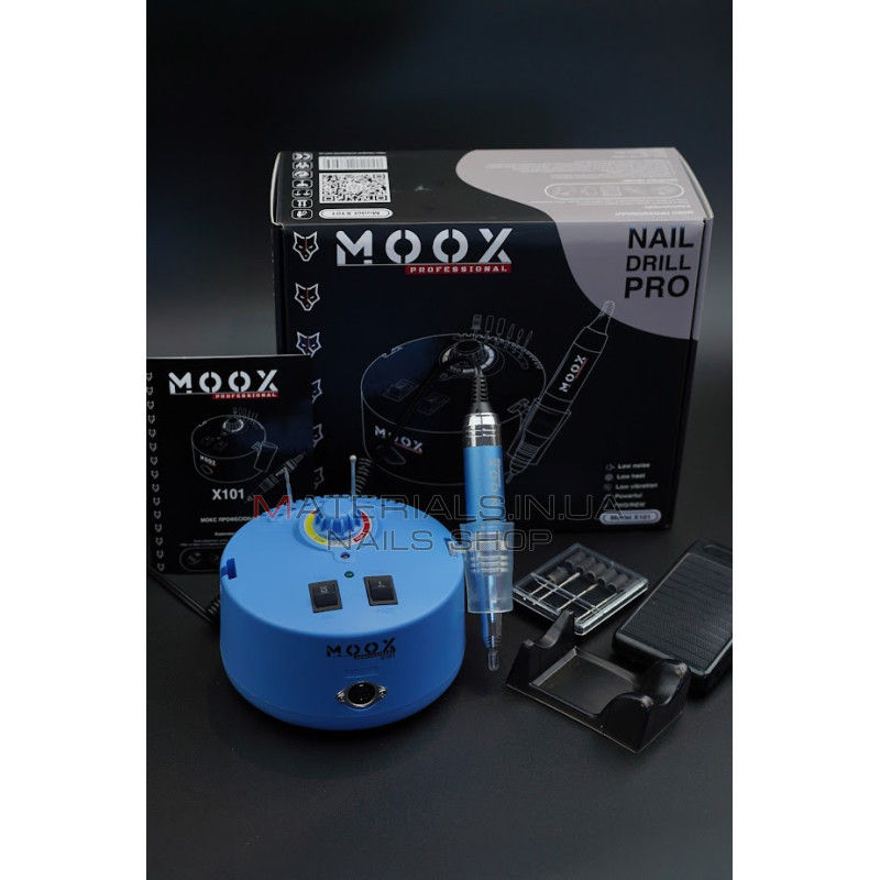 Фрезер Мокс X101 (Sky Blue) на 50 000 об/хв. та 70W. для манікюру та педикюру