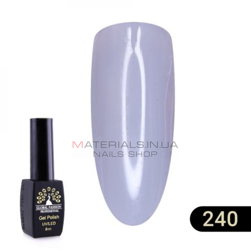 Гель лак BLACK ELITE 240, Global Fashion 8 мл Гель лак BLACK ELITE 240, Global Fashion 8 мл