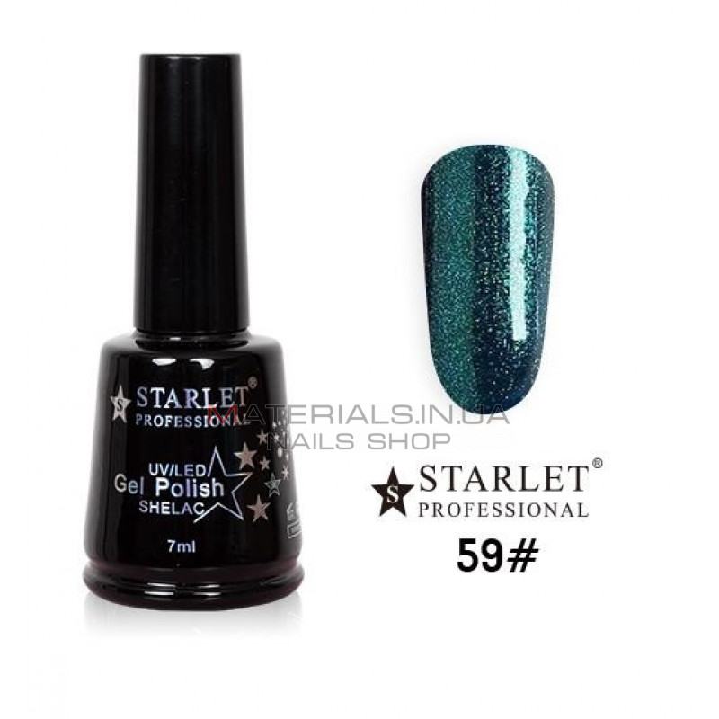 Гель-лаки Starlet Professional №59, "Серце океану" Гель-лаки Starlet Professional №59, "Серце океану"