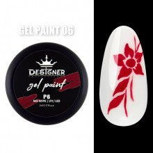 Gel Paint (no wipe) Гель-фарба (без липкого шару) Designer Professional, 5мл. №06