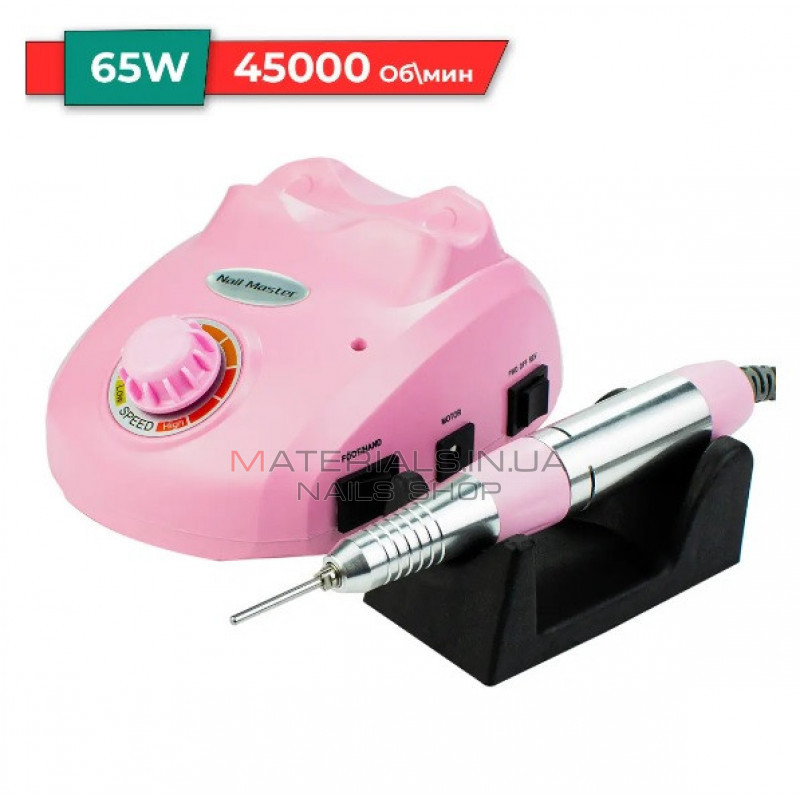 Фрезер для манікюру з насадками Drill Master ZS - 603 65W 45000об/хв машинка для нігтів шліфування лаку фрези Фрезер для манікюру з насадками Drill Master ZS - 603 65W 45000об/хв машинка для нігтів шліфування лаку фрези