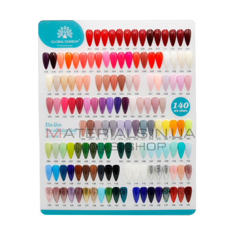 Гель лак Global Fashion, Gel polish 15 ml, 105