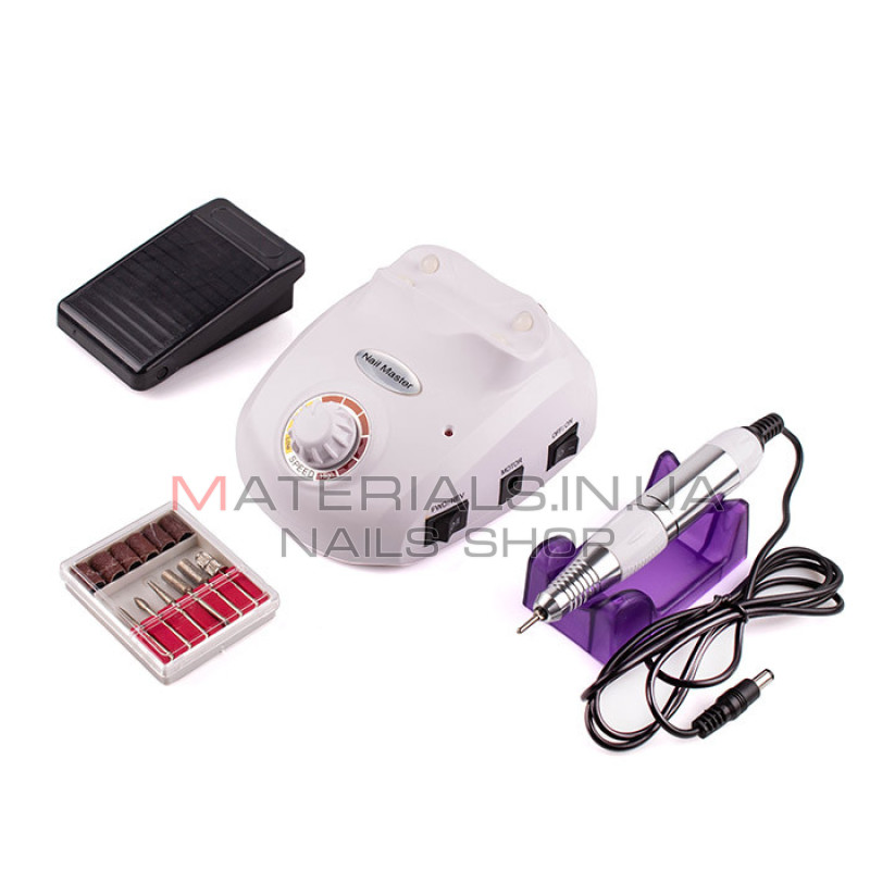 Фрезер для манікюру Nail Drill ZS-603 PRO (DM-208) White, 45 Ватт, 35000 об/хв