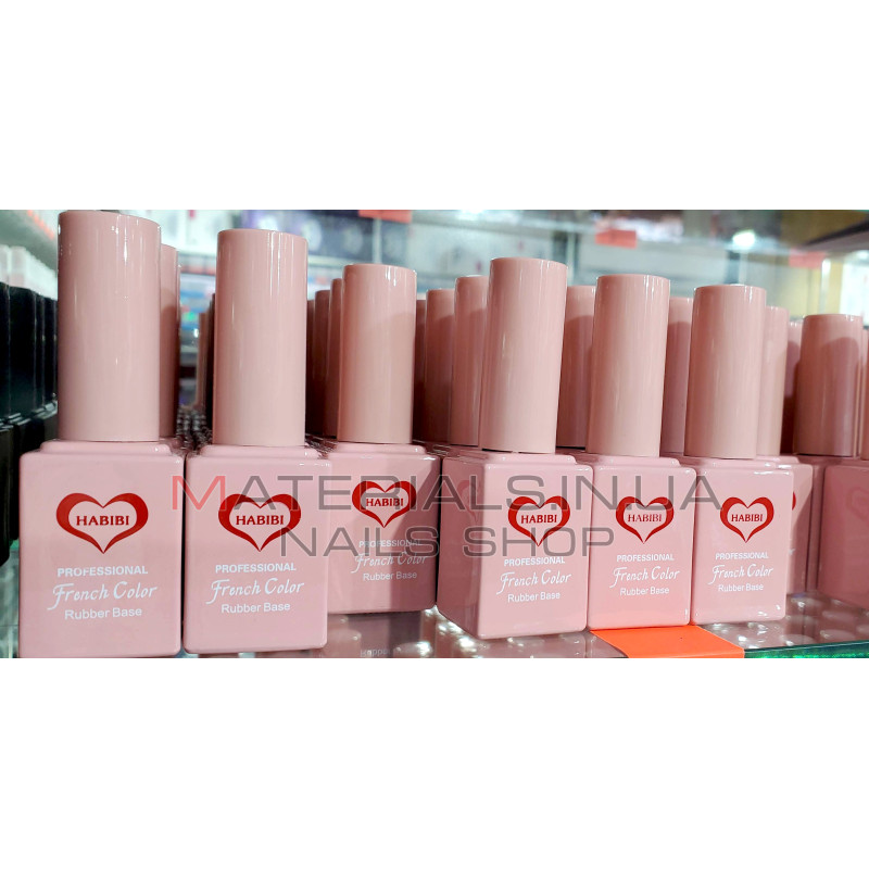 Каучукова база для гель-лаку Habibi Rubber Base №001-020, 10 мл