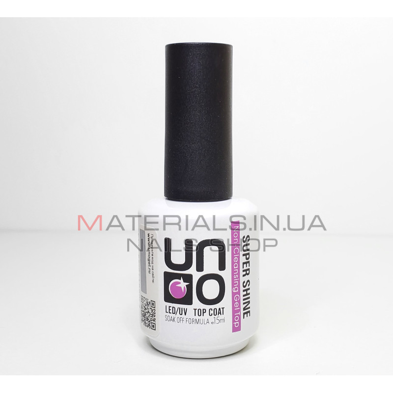 UNO Top SUPER SHINE (верхнє покриття без липкого шару), 15 мл