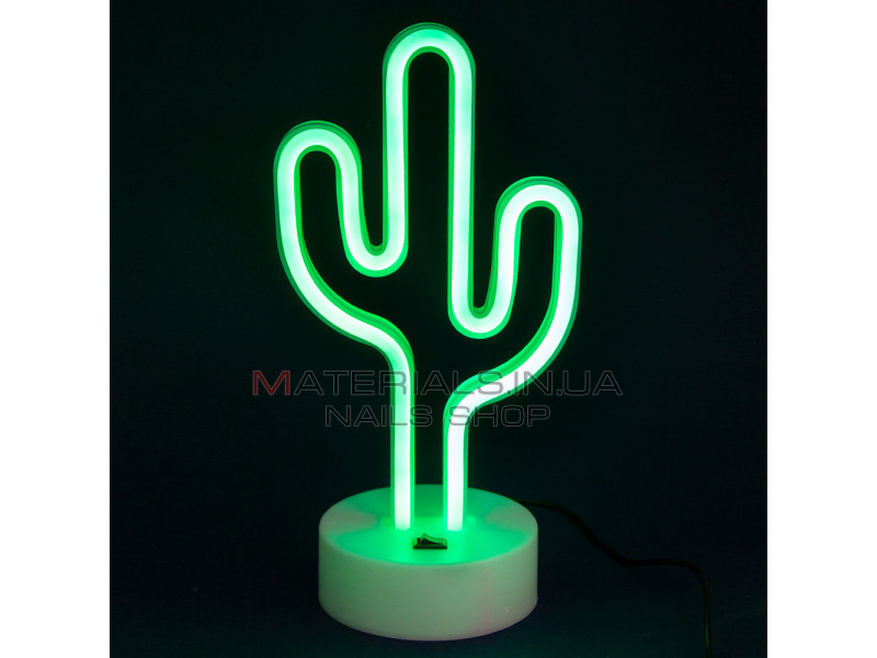 Ночной светильник Neon Lamp series — Cactus