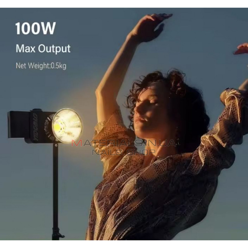 Лампа видеосвет LED Veron ZC-100Bi 100W 2700-7500K Лампа видеосвет LED Veron ZC-100Bi 100W 2700-7500K