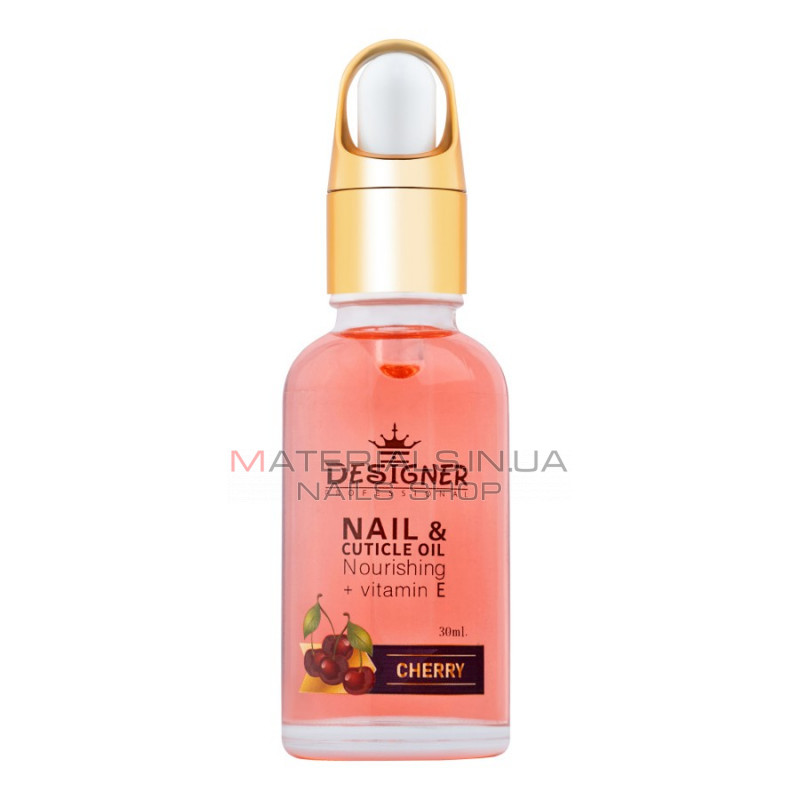 Олія для кутикули 30 мл. (Вишня №4) - Nail&Cuticle oil від Дизайнер