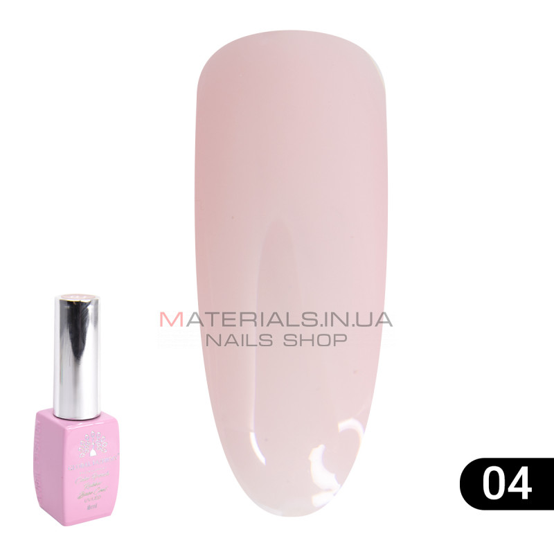 Кольорова френч база для гель лаку Global Fashion, Color French Base Coat 8 мл, 04 Кольорова френч база для гель лаку Global Fashion, Color French Base Coat 8 мл, 04