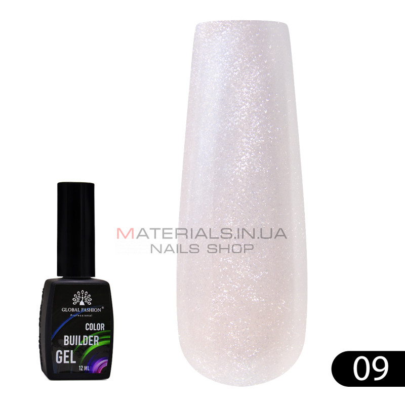 Кольоровий гель для нігтів Color Builder Gel 12 мл, 09 Кольоровий гель для нігтів Color Builder Gel 12 мл, 09