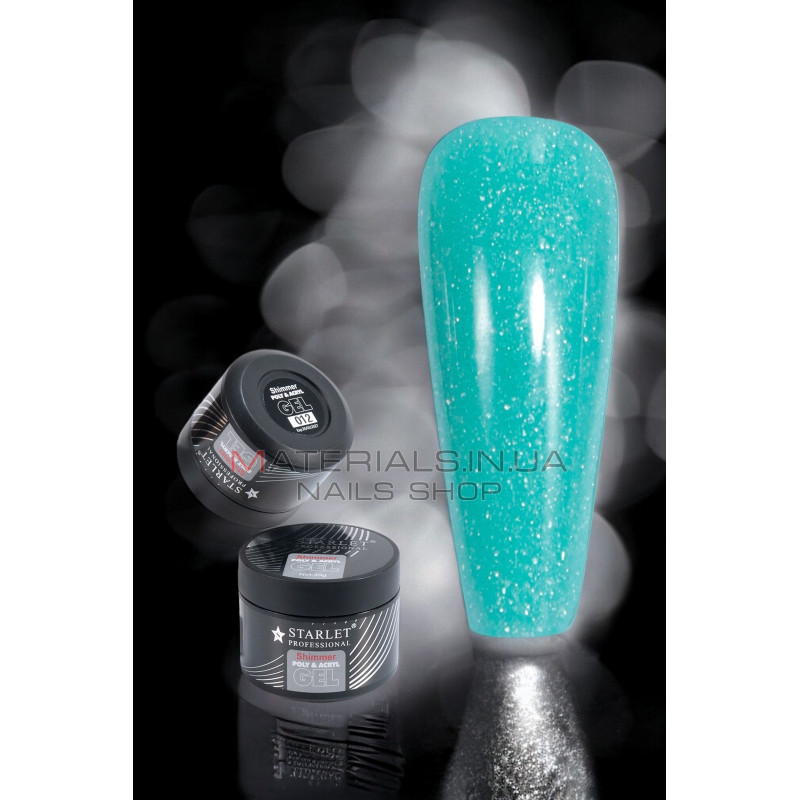Гель для нарощування нігтів Starlet Professional Shimmer Poly & Acryl 30 мл. №12 Гель для нарощування нігтів Starlet Professional Shimmer Poly & Acryl 30 мл. №12
