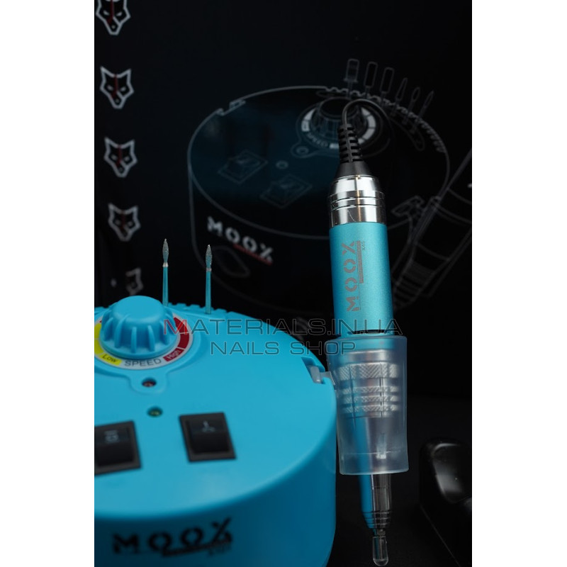 Фрезер Мокс X101 (Light Blue) на 50 000 об/хв. та 70W. для манікюру та педикюру