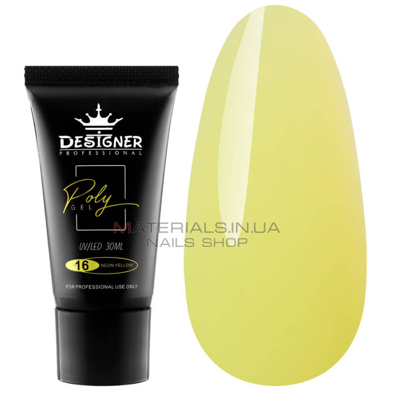 Полигель Designer Professional, 30 мл. №016 Полигель Designer Professional, 30 мл. №016