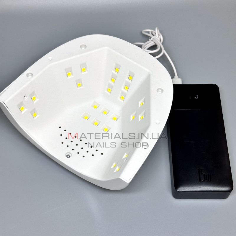 UV LED Лампа Sun S3, 88Вт работает от Power Bank UV LED Лампа Sun S3, 88Вт работает от Power Bank