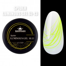 Spider Luminous Gel Люминесцентная паутинка Designer Professional, 8 мл №13