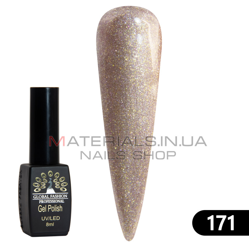 Гель лак BLACK ELITE 171, Global Fashion 8 мл