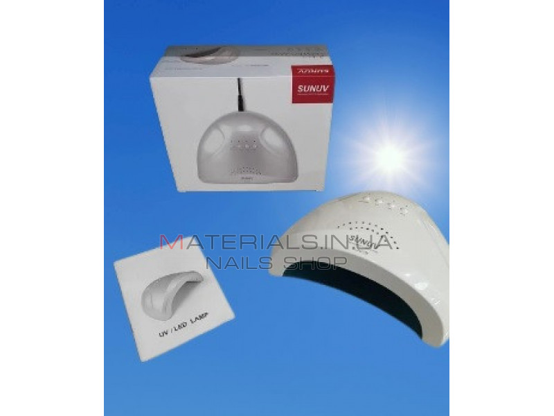 Лампа для манікюру оригінал SUN 1 LED\UV 48Вт лампа для нігтів, лампа Sun One для сушіння гель лаку