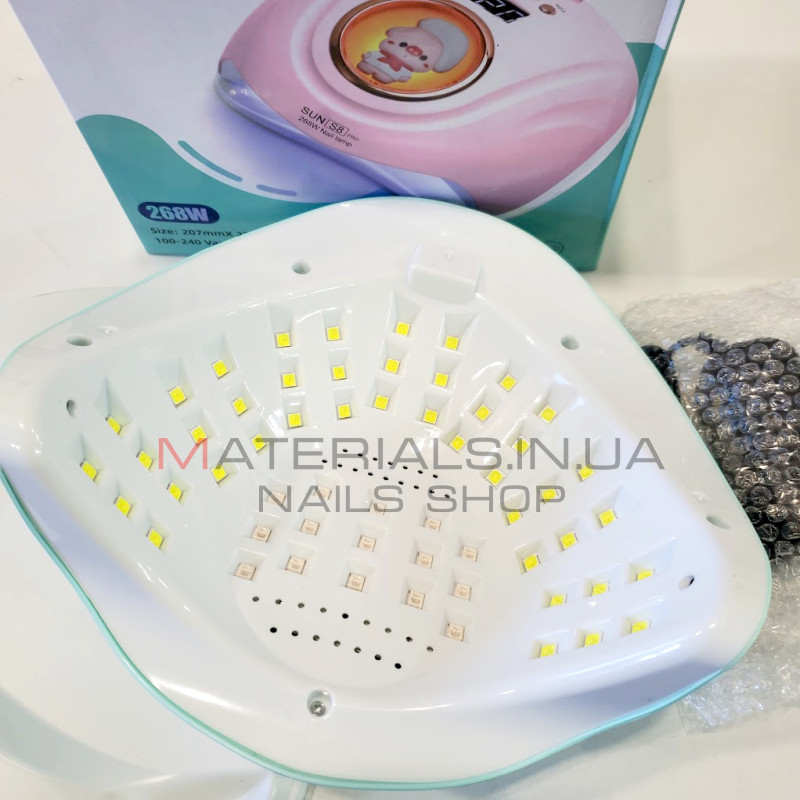 UV/LED SUN S8 Pro, 268 Вт. Панда - Блакитний