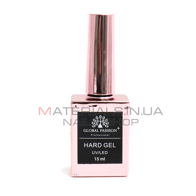 Твердий гель (Hard Gel) 15 мл Global Fashion, 06