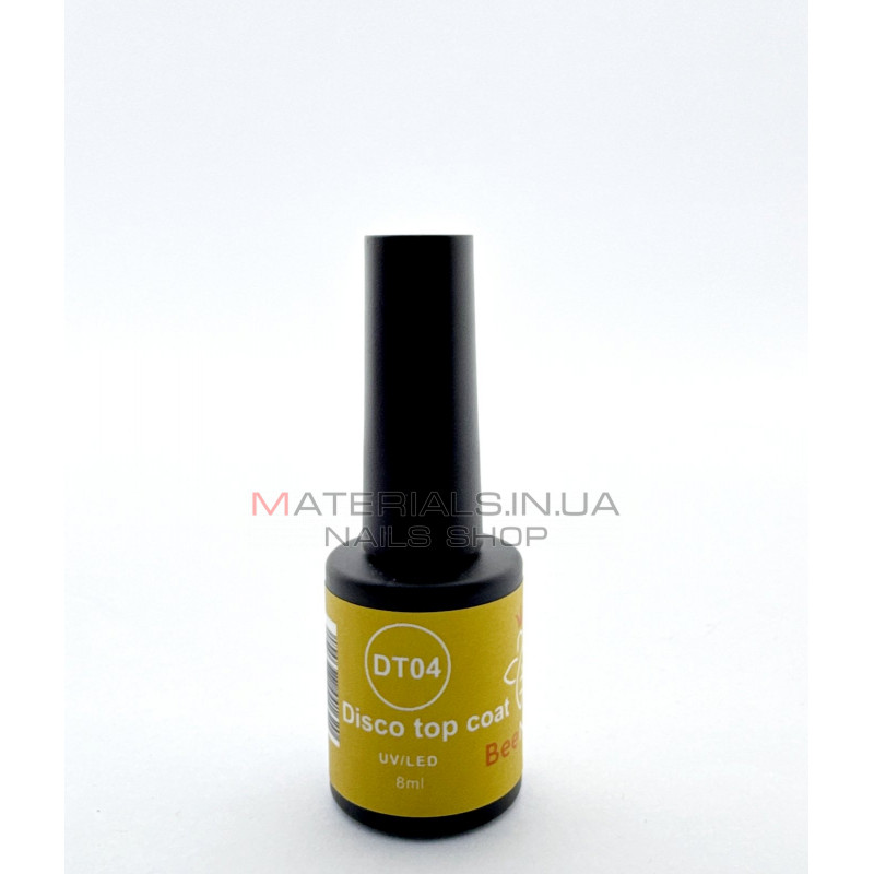 Disco Top Coat Bee Nails, DT04, 8 мл Disco Top Coat Bee Nails, DT04, 8 мл