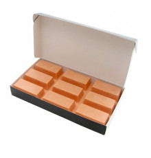 Плівковий віск для депіляції 500 г, помаранчевий, Global Fashion, Natural Wax Block