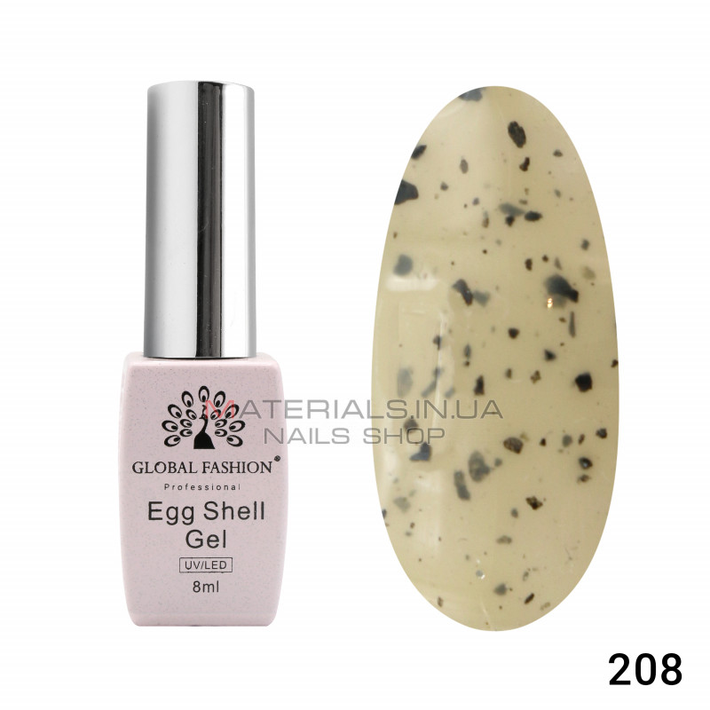 Гель лак Egg Shell 8 мл, 208 Гель лак Egg Shell 8 мл, 208