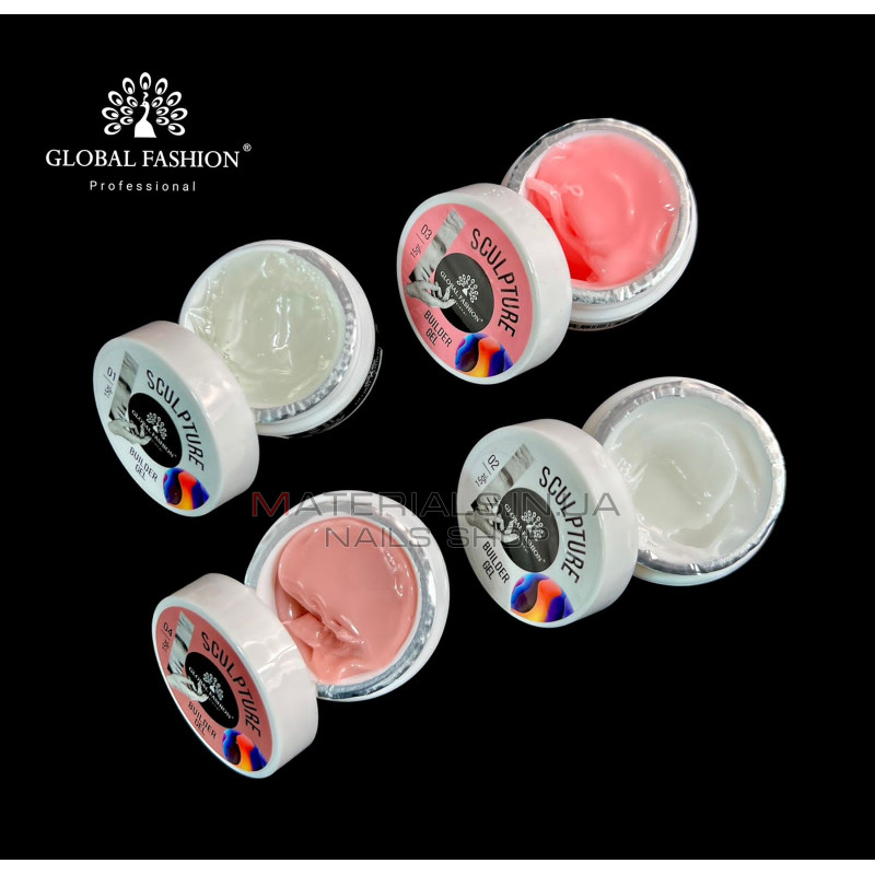 Скульптурний гель SCULPTURE BUILDER GEL15 гр, CLEAR №01 Скульптурний гель SCULPTURE BUILDER GEL15 гр, CLEAR №01