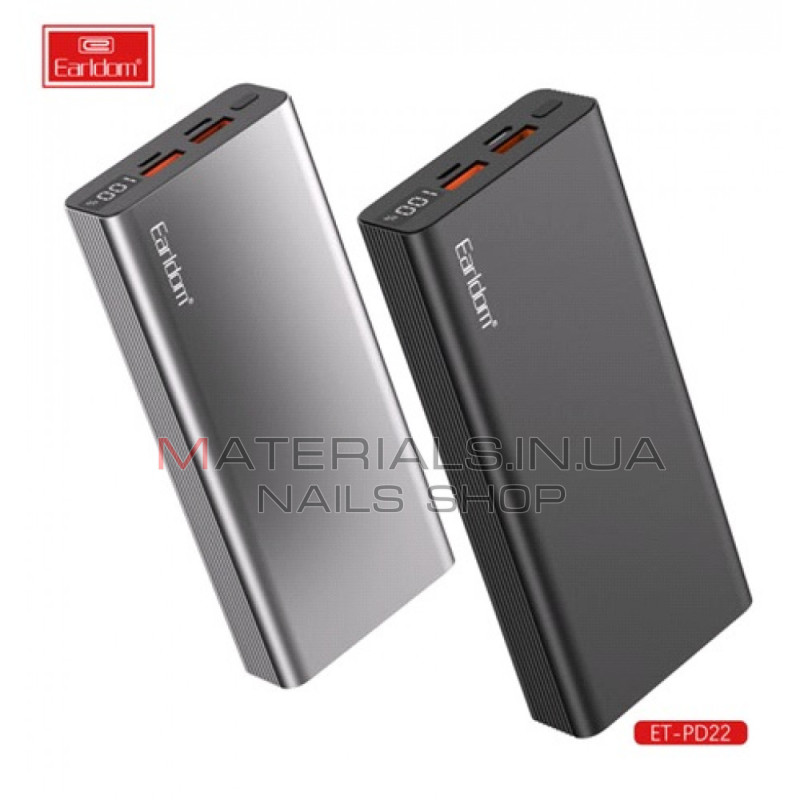 Power Bank Earldom ET-PD22, 20000 мА·год