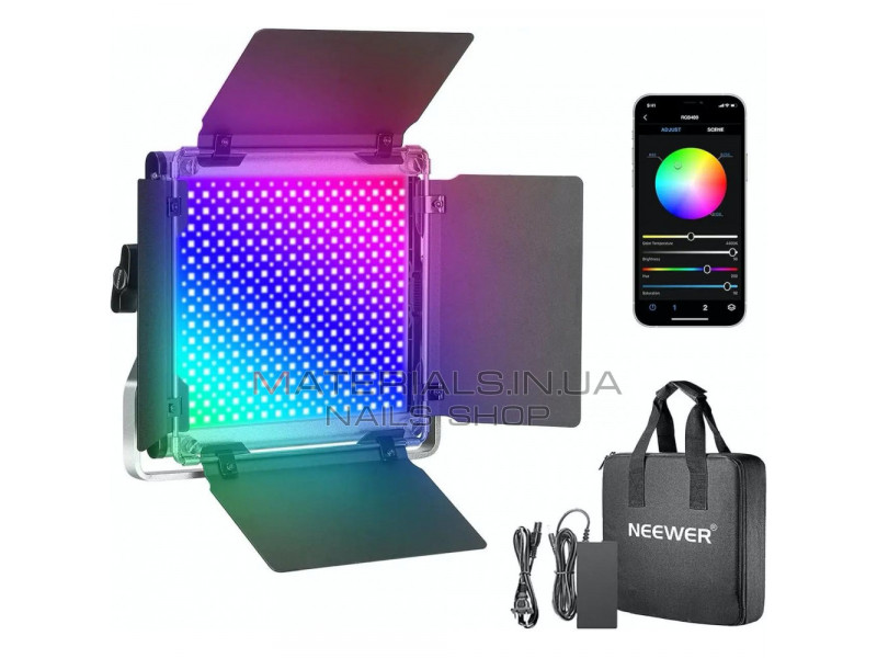 Лампа видеосвет LED NEERWER NL480S RGB 28W LED 480pcs CRI 95+