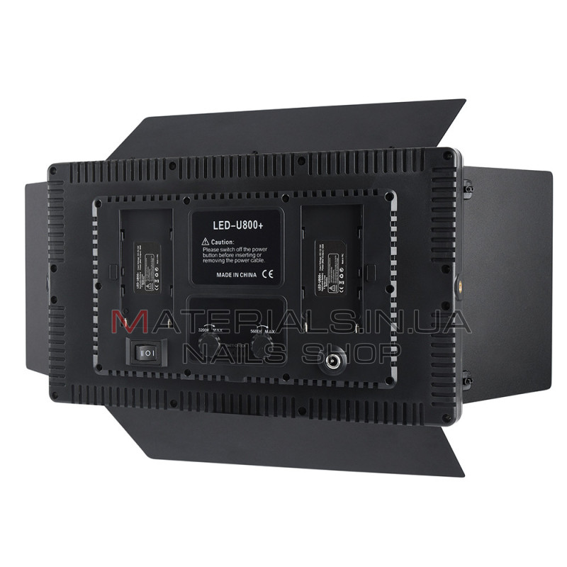 LED-відеосвітло U800E, RGB, 29 × 17 см, 960 світлодіодів, 3200 K-6500 K, пульт ДК
