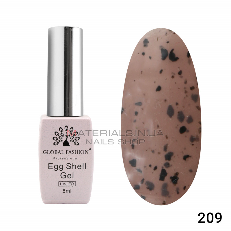 Гель лак Egg Shell 8 мл, 209 Гель лак Egg Shell 8 мл, 209