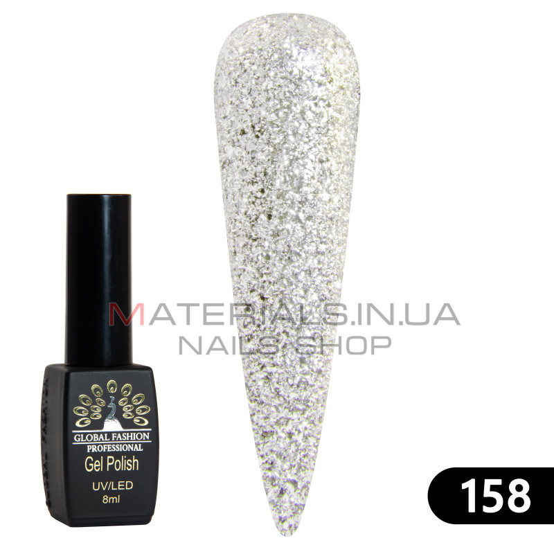 Гель лак BLACK ELITE 158, Global Fashion 8 мл