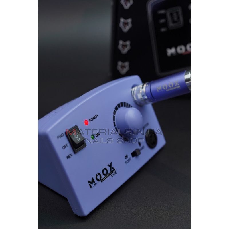 Фрезер Мокс X104 (Purple) на 45 000 об/хв. та 65W. для манікюру та педикюру