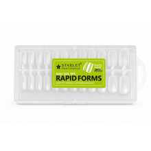 Гелеві тіпси для нарощування ногтей матові Starlet Professional Rapid Forms Квадрат, 240 шт.